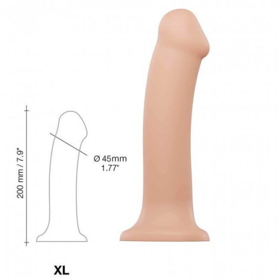 Strap-on-me XL - dwuwarstwowe, realistyczne dildo - bardzo duże (naturalne)