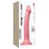 Strap-on-me Metallic Shine M - przyjazne skórze dildo (metaliczny róż)