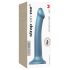 Strap-on-me Metallic Shine M - przyjazne dla skóry dildo (metaliczny niebieski)