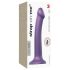 Strap-on-me Metallic Shine M - przyjazne dla skóry dildo (metaliczny fiolet)