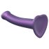 Strap-on-me Metallic Shine M - przyjazne dla skóry dildo (metaliczny fiolet)