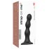 Strap-on-me Balls M - kulkowe dildo z przyssawką (czarne)