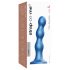 Strap-on-me Balls L - niebieskie kuliste dildo z przyssawką