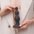 Strap-on-me Beads S - koralikowe dildo z przyssawką (czarne)