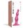 Strap-on-me Beads S - koralikowy dildo z przyssawką (różowy)