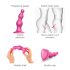 Strap-on-me Beads S - koralikowy dildo z przyssawką (różowy)