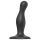 Strap-on-me Curvy S - falowana przyssawkowa dildo (czarna)