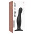 Strap-on-me Curvy L - falujący dildo z przyssawką (czarny)