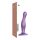 Strap-on-me Curvy M - falowany dildo z przyssawką (fioletowy)