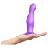 / Strap-on-me Curvy L - falujący, przyssawkowy dildo (fioletowy)