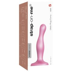   Strap-on-me Curvy S - dildo z przyssawką falisty - silikon różowy