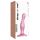 Strap-on-me Curvy S - falowany dildo z przyssawką (różowy)