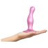 Strap-on-me Curvy S - falowany dildo z przyssawką (różowy)