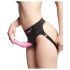 Strap-on-me Curvy S - falowany dildo z przyssawką (różowy)