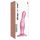 Strap-on-me Curvy M - faliste dildo z przyssawką (różowy)