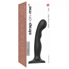 Strap-on-me P&G S - dildo z przyssawką wygięte - czarny
