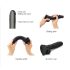 Strap-on-me S - dwuwarstwowe dildo z przyssawką (czarne)