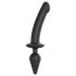 / Strap-on-me Swith Półrealistyczny XXL - 2w1 dildo (czarny)