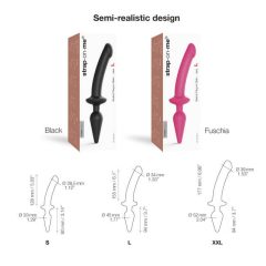   Strap-on-me Swith Semi-Realistic XXL - silikonowe dildo 2 w 1 (różowe)