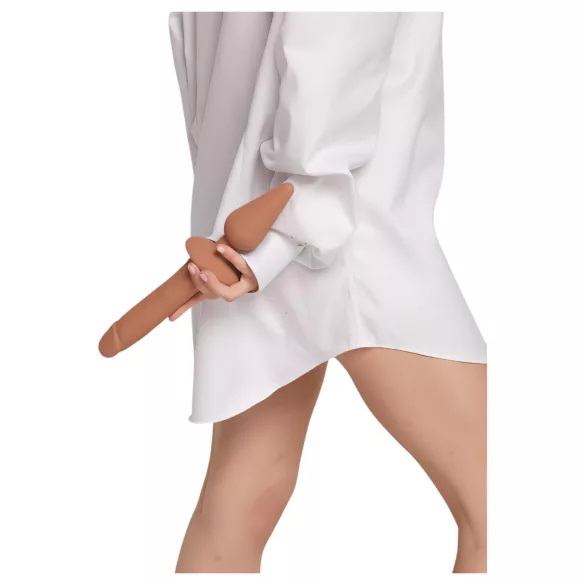 Strap-on-me Switch Realistic L - realistyczny silikonowy dildo 2w1 (naturalny)
