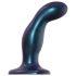 Strap-on-me Snaky M - zakrzywiony korek analny (niebieski)
