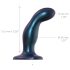 Strap-on-me Snaky M - zakrzywiony korek analny (niebieski)