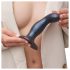 Strap-on-me Snaky M - zakrzywiony korek analny (niebieski)