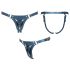 Strap-on-me - majtki do dildo mocowanego - XS-XXL (niebieski)