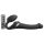 Strap-on-me M – czarny strap-on z powietrznym wibratorem