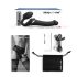 Strap-on-me M – czarny strap-on z powietrznym wibratorem