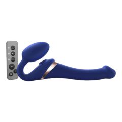   Strap-on-me S - doczepiany wibrator powietrzny - mały (niebieski)