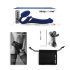 Strap-on-me M - przypinany wibrator powietrzny (niebieski)