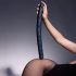 Strap-on-me - podwójne dildo (metaliczny niebieski)