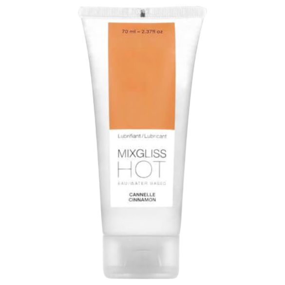 Mixgliss Hot - rozgrzewający lubrykant wodny - cynamon (70ml)