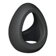   Love to Love Flux - silikonowy pierścień na penisa (czarny)