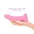 Dildolls Glitzy – różowy silikonowy dildo z przyssawką