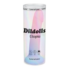 Dildolls Utopia - lepkie silikonowe dildo (kolor)