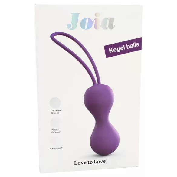 Love to Love Joia - duet kulek gejszy (fioletowy)