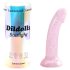 Dildolls Starlight - różowy dildo z przyssawką i gwiezdnym wzorem