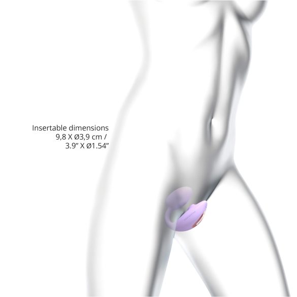 Love to Love Wonderlover - wibrator punktu G i łechtaczki (fioletowy)