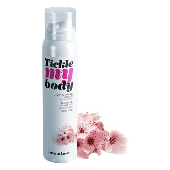 Tickle my body - pianka do masażu - kwiat wiśni (150ml)