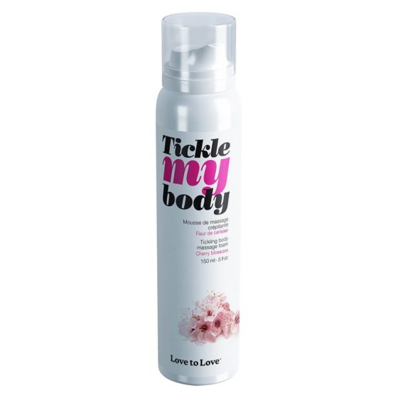 Tickle my body - pianka do masażu - kwiat wiśni (150ml)