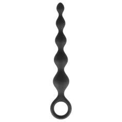 Dorcel Deep Feel - koralikowy dildo analny (czarny)