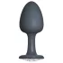 Dorcel Geisha Plug Diamond L - czarny anal plug z białym kamieniem