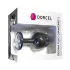 Dorcel Geisha Plug Diamond L - czarny anal plug z białym kamieniem