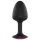 Dorcel Geisha Plug Ruby L - czarny analny plug z różowym kamieniem
