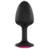 Dorcel Geisha Plug Ruby L - czarny analny plug z różowym kamieniem