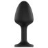 Dorcel Geisha Plug Diamond XL - czarny korek an. z białym kamieniem