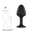 Dorcel Geisha Plug Diamond XL - czarny korek an. z białym kamieniem