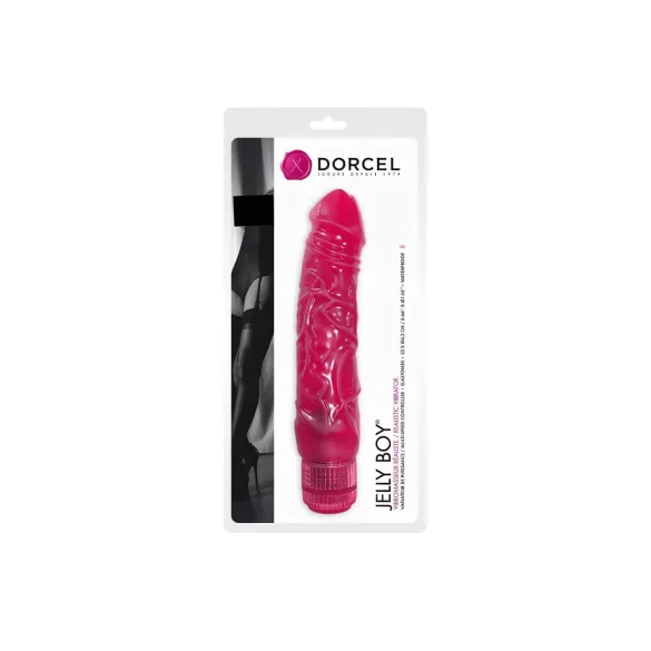 Dorcel Jelly Boy - żelowy, realistyczny wibrator (różowy)